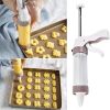 Cookie Press Gun Kit Batter Dispenser 20PCS Cookies Cream Press Icing Gun Syringe Nozzles Set Cake Decorating Tool Baking Gadget