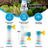 Water Filter Faucet Bathroom Sink 3Pcs Water Filter for Sink Bathroom Faucet Extender Kitchen Sink Water Filter 360° Adjustable Shower