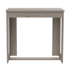 DEPOT E-SHOP Alcala Writing Desk, Light Gray