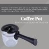 Coffee Pot Borosilicate Glass with Cover, Glass Coffee Maker Espresso Machines Accessories or Spare Parts